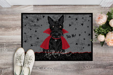 Load image into Gallery viewer, Halloween Vampire Scottie Doormat - 18x27 Decorative Floor Mat – Indoor/Outdoor Rug with Artistic Flair VHA3037MAT