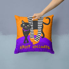 Load image into Gallery viewer, Halloween Witches Feet Throw Pillow - 14x14 Decorative Pillow – Art for Your Home &amp; Patio VHA3038PW1414