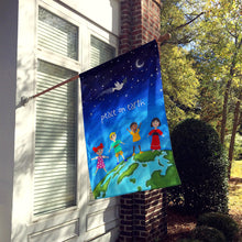 Load image into Gallery viewer, Peace on Earth Flag Canvas House Size VHA3039CHF