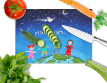 Load image into Gallery viewer, Peace on Earth Glass Cutting Boards – Durable, Decorative Kitchen Art Large VHA3039LCB