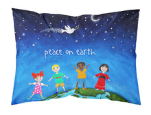 Load image into Gallery viewer, Peace on Earth  Standard Pillowcase – Artistic Decorative Front, White Back VHA3039PILLOWCASE