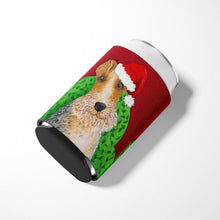 Load image into Gallery viewer, Wire Fox Terrier Christmas Can or Bottle Hugger VHA3040CC