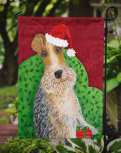 Load image into Gallery viewer, Wire Fox Terrier Christmas Garden Flag - Outdoor Decorative Yard Flag VHA3040GF