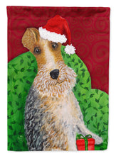 Load image into Gallery viewer, Wire Fox Terrier Christmas Garden Flag - Outdoor Decorative Yard Flag VHA3040GF
