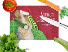 Load image into Gallery viewer, Wire Fox Terrier Christmas Glass Cutting Boards – Durable, Decorative Kitchen Art Large VHA3040LCB