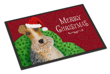 Load image into Gallery viewer, Wire Fox Terrier Christmas Doormat - 18x27 Decorative Floor Mat – Indoor/Outdoor Rug with Artistic Flair VHA3040MAT
