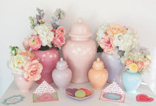 Load image into Gallery viewer, "Love is in the Air" Ginger Jars in Light Lavender