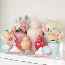 Load image into Gallery viewer, "Love is in the Air" Ginger Jars in Cherry Blossom Pink