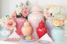 Load image into Gallery viewer, "Love is in the Air" Ginger Jars in Red