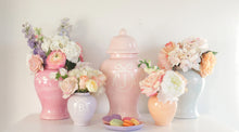 Load image into Gallery viewer, "Love is in the Air" Ginger Jars in Bubble Gum Pink