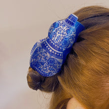 Load image into Gallery viewer, Velvet Claws Antique Vase Hair Clip | Claw Clip in Velvet Travel Bag