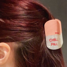 Load image into Gallery viewer, Velvet Claws Chill Pill Hair Claw | Claw Clip in Velvet Travel Bag