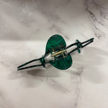 Load image into Gallery viewer, Velvet Claws Cleopatra Green Snake Hair Claw | Claw Clip in Velvet Travel Bag