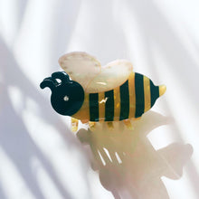 Load image into Gallery viewer, Velvet Claws Cute Bee Hair Clip | Claw Clip in Velvet Travel Bag
