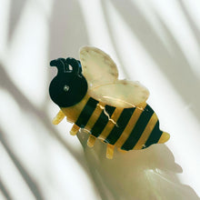 Load image into Gallery viewer, Velvet Claws Cute Bee Hair Clip | Claw Clip in Velvet Travel Bag