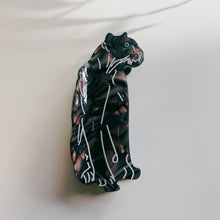 Load image into Gallery viewer, Velvet Claws Dark Panther Hair Clip | Claw Clip in Velvet Travel Bag