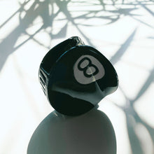 Load image into Gallery viewer, Velvet Claws Eight Ball Hair Claw | Claw Clip in Velvet Travel Bag