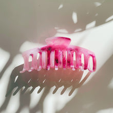 Load image into Gallery viewer, Velvet Claws Hair Clip | The Lobster in Berries &amp; Cream Swirl | Claw Clip in Velvet Travel Bag