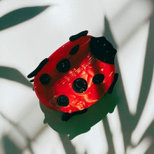 Load image into Gallery viewer, Velvet Claws Ladybug Hair Claw | Claw Clip in Velvet Travel Bag