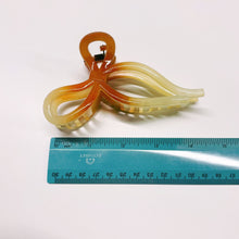 Load image into Gallery viewer, Velvet Claws Mini Coquette Bow in Caramel Latte Hair Clip | Claw Clip in Velvet Travel Bag