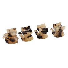 Load image into Gallery viewer, Velvet Claws Mini Kitty Claw Set of 4 | Hair Claw Clip in Velvet Travel Bag