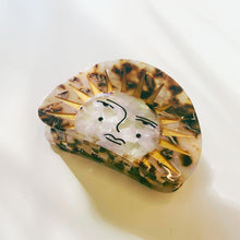 Load image into Gallery viewer, Velvet Claws Mr. Golden Sun Hair Clip | Claw Clip in Velvet Travel Bag