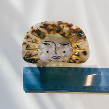 Load image into Gallery viewer, Velvet Claws Mr. Golden Sun Hair Clip | Claw Clip in Velvet Travel Bag