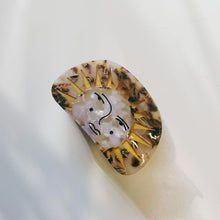 Load image into Gallery viewer, Velvet Claws Mr. Golden Sun Hair Clip | Claw Clip in Velvet Travel Bag