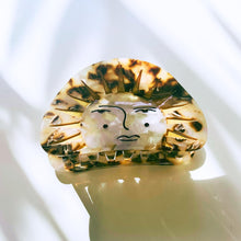 Load image into Gallery viewer, Velvet Claws Mr. Golden Sun Hair Clip | Claw Clip in Velvet Travel Bag