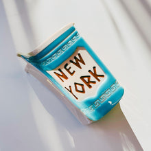 Load image into Gallery viewer, Velvet Claws New York Coffee Cup Hair Claw | Claw Clip in Velvet Travel Bag
