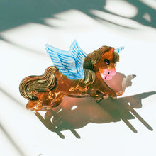 Load image into Gallery viewer, Velvet Claws Pegasus Hair Claw | Claw Clip in Velvet Travel Bag