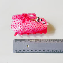Load image into Gallery viewer, Velvet Claws Pink Leopard Hair Claw | Claw Clip in Velvet Travel Bag