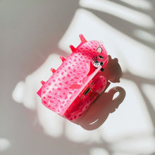 Load image into Gallery viewer, Velvet Claws Pink Leopard Hair Claw | Claw Clip in Velvet Travel Bag