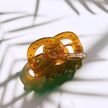 Load image into Gallery viewer, Velvet Claws Pretzel Hair Claw | Claw Clip in Velvet Travel Bag