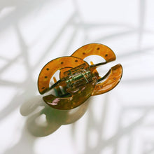 Load image into Gallery viewer, Velvet Claws Pretzel Hair Claw | Claw Clip in Velvet Travel Bag