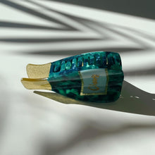 Load image into Gallery viewer, Velvet Claws Prosecco Hair Claw | Claw Clip in Velvet Travel Bag