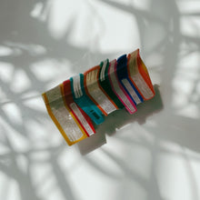 Load image into Gallery viewer, Velvet Claws Stack of Books Hair Clip | Claw Clip in Velvet Travel Bag