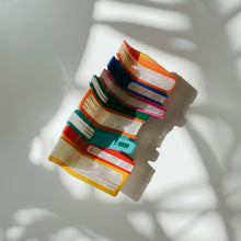 Load image into Gallery viewer, Velvet Claws Stack of Books Hair Clip | Claw Clip in Velvet Travel Bag
