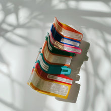 Load image into Gallery viewer, Velvet Claws Stack of Books Hair Clip | Claw Clip in Velvet Travel Bag