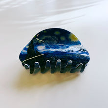 Load image into Gallery viewer, Velvet Claws Starry Night Hair Clip | Claw Clip in Velvet Travel Bag