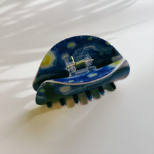 Load image into Gallery viewer, Velvet Claws Starry Night Hair Clip | Claw Clip in Velvet Travel Bag