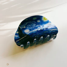 Load image into Gallery viewer, Velvet Claws Starry Night Hair Clip | Claw Clip in Velvet Travel Bag