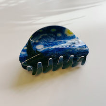 Load image into Gallery viewer, Velvet Claws Starry Night Hair Clip | Claw Clip in Velvet Travel Bag
