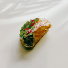 Load image into Gallery viewer, Velvet Claws Taco Fiesta Hair Clip | Claw Clip in Velvet Travel Bag