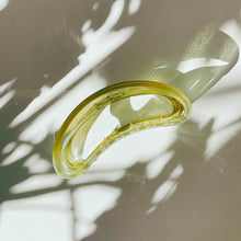Load image into Gallery viewer, Velvet Claws The Bean Hair Claw in Avocado | Claw Clip in Velvet Travel Bag