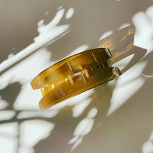 Load image into Gallery viewer, Velvet Claws The Bean Hair Claw in Caramel | Claw Clip in Velvet Travel Bag