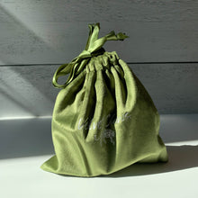 Load image into Gallery viewer, Velvet Claws The Crystal Hair Claw in Watermelon | Claw Clip in Velvet Travel Bag
