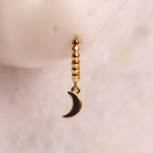 Load image into Gallery viewer, Very Cutesy Moon Hoop - Mix and Match Earring