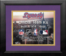 Load image into Gallery viewer, Minnesota Vikings Custom NFL Football 11x14 Picture Frame Kit (Multiple Colors)