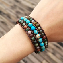 Load image into Gallery viewer, Bohemian Imperial Jasper Positivity Bracelet
